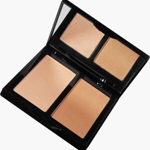 Dual-Tone Makeup Palette - Bronze and Tan
